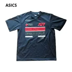 ASICS A77 半袖Tシャツ S ブラック 吸汗速乾 ジム トレーニング