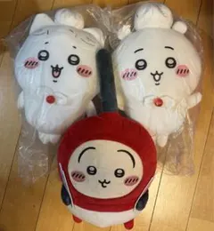 ちいかわ　景品　誕生日BIGぬいぐるみ　ちいかわ　ハチワレ　うさぎ　3点