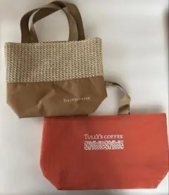 タリーズコーヒー　　トートバッグ　2種類