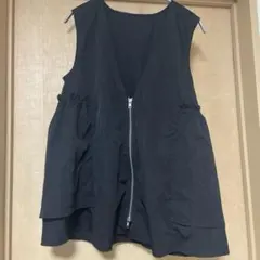 LOWRYS FARM ナイロンギャザーベスト