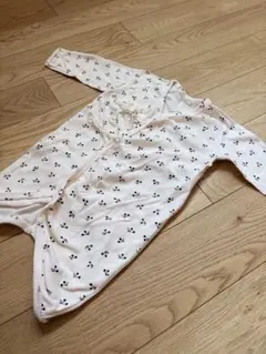 Monbebe 新生児 チェリー柄ロンパース