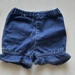 COMME CA COMMUNE デニムショートパンツ 80