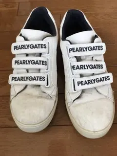 PEARLY GATES パーリーゲイツ ゴルフシューズ 26cm ホワイト - メルカリ