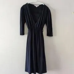 Sweet Mommy ネイビー　授乳 ワンピース　 M