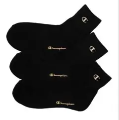 未使用☆Champion 3足組 ソックス ブラック 25-27cmのサムネイル
