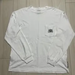 UMBRO ホワイト 長袖カットソー