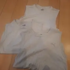 PUMA タンクトップ ノースリーブ 肌着 140cm 3枚セット