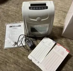 voice タイムレコーダー VT-1000 本体 カード、リボン付き