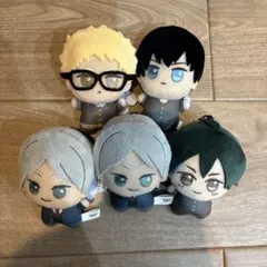 ハイキュー ちびぐるみ サンリオ 4種類セット 月島蛍 灰羽リエーフ 影山飛雄