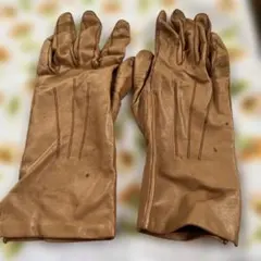 ブラウンレザー 手袋