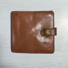 IL BISONTE イルビゾンテ レザー 二つ折り財布【布製ケース付】