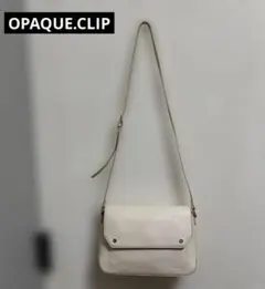 OPAQUE.CLIP ショルダーバッグ 　クリーム色
