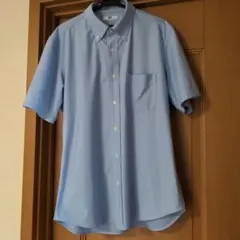 UNIQLO ドライノンアイロンジャージーシャツ ブルー