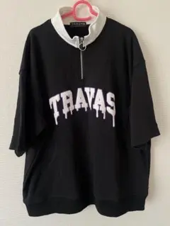 TRAVAS TOKYO ハーフジップ スウェット トレーナーのサムネイル