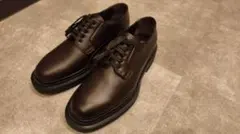 PRADA ブラッシュドレザー　ダービーシューズ25.5cm 7.5