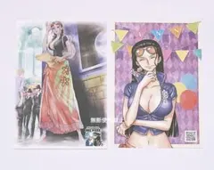 원피스 ロビン ポストカード 25周年 AR 麦わらストア 2点セット
