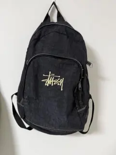 90's 白タグ OLD STUSSY リュック ブラック 刺繍