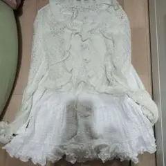 長袖　ワンピース　カーディガン　森ガール　フェアリーグランジ