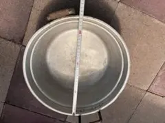 寸胴鍋 アルミ製 厨房機器 両手鍋 蓋有り直径約43㎝ 高さ約61㎝ - メルカリ