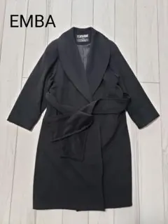 美品！EMBA エンバ 最高級 カシミヤ ファー ロングコート 黒 11号 楽天市場】コート emba(エンバ)の通販