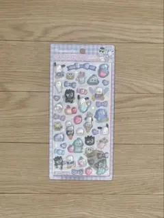 サンリオ はぴだんぶい ポチャッコ ばつ丸 ハンギョドン ボンボンドロップシール