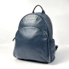 美品 マイケルコース リュックサック レザー ネイビー 肩掛け コンパクトサイズ
