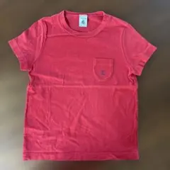 PETIT BATEAU ポケット付きTシャツ レッド 110cmのサムネイル
