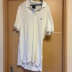 Abercrombie & Fitch ポロシャツ XL ホワイト