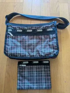 未使用品　LeSportsac ショルダーバッグ　ポーチ付き