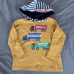 DOUBLE.B トラックプリント パーカー 100