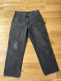 鬼フェード USA製 Carhartt ダブルニー ペインターパンツ ワイド