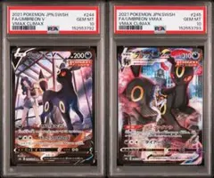 ブラッキーv ブラッキーvmax CSR PSA10 連番 ポケモンカード - メルカリ