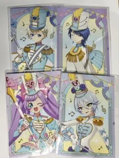 プリパラ ゆめ☆わくマーチングコーデ 缶バッジ 6点 セット まるくじ