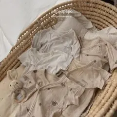 puppapupo 短肌着 コンビ肌着 新生児 肌着 5枚セット