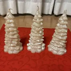 ✴︎クリスマスツリー型キャンドル 3個セット✴︎