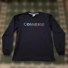 CONVERSE 長袖カットソー レディース ブラックのサムネイル