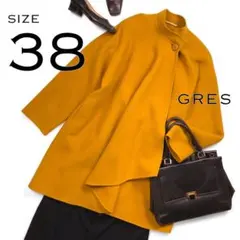 GRES Paris グレ ロングコートサイズ38 毛90% ナイロン10% 2026年最新】GRES PARIS コートの人気アイテム - メルカリ