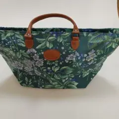 laura ashley 花柄トートバッグ グリーン