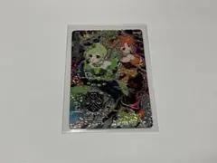 ひみつのアイプリ　6だん　ダークカルテットスターバズリウムグリーン　サインカード