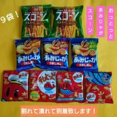 まとめ売り お菓子 ９袋【梱包せずにそのまま発送•割れて到着致します】