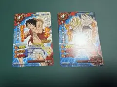 P AS ワンピース　ミラクルバトルカードダス　プロモ　ミラバト　ドラゴンボール