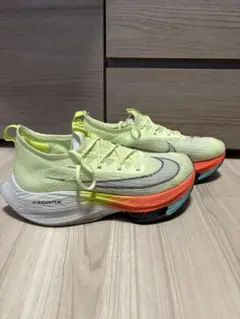 ナイキ　ランニングシューズ　アルファフライ　厚底　カーボン　初代　白　27.5 ナイキ ランニングシューズ アルファフライ 厚底 カーボン 初代 白 27.5