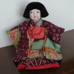 市松人形 昭和初期 松屋特製 春水 12号42cm アンティーク 存在感の人