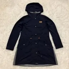 《美品レディース珍品人気早い者勝ち》ノースフェイスフードロングジャケットネイビー