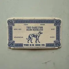 THE H.W.DOG&CO. 紙タグ