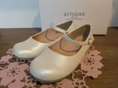 arisana ホワイト フォーマルシューズ 23cm
