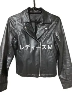 ブラック ライダースジャケット Mサイズ