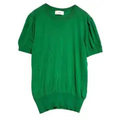 リズム　クルーネック サマーニット　【美品】　薄手