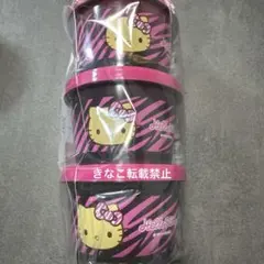 新品 日焼けキティ ヒョウ柄 ゼブラ柄 保存容器 ピンク アベイル