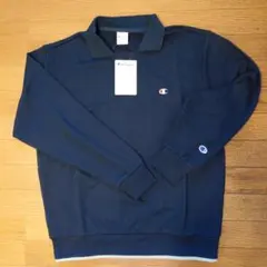 Champion ネイビー ポロシャツ Lサイズ